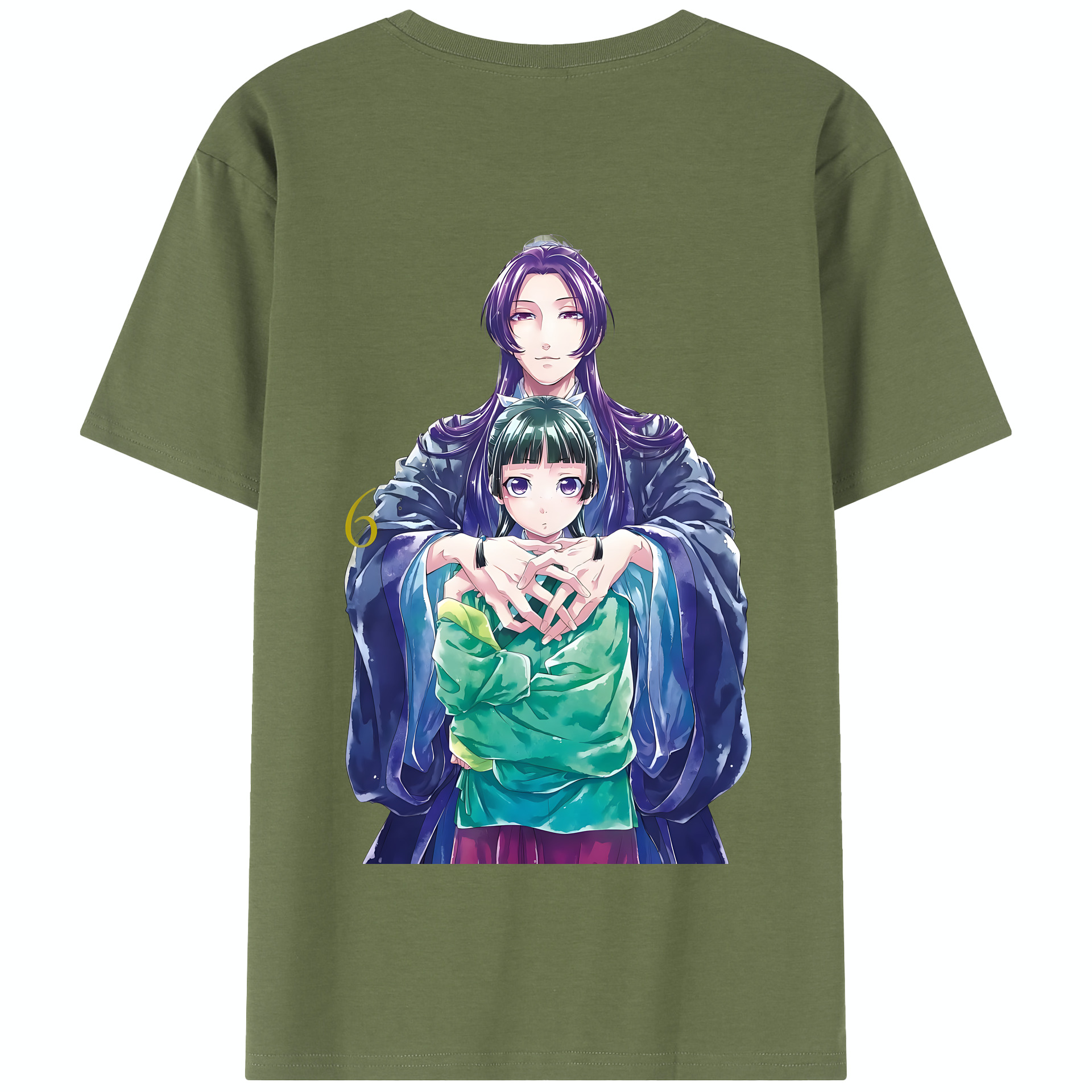 （画像用） 薬屋のひとりごと The Apothecary Diaries 綿100％半袖Tシャツ（背面プリント）